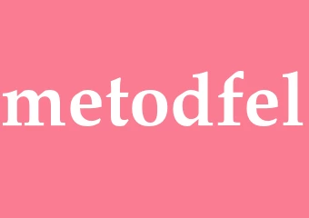 Synonym metodfel