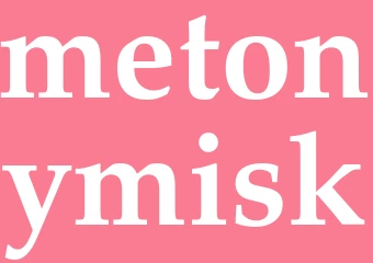 Synonym metonymisk