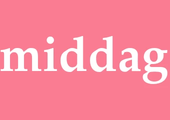 Synonym middag