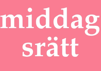 Synonym middagsrätt