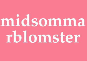 Synonym midsommarblomster
