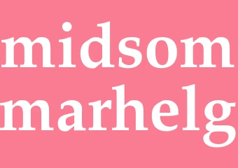 Synonym midsommarhelg