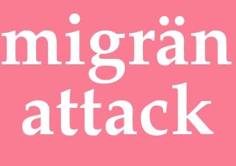 Synonym migränattack