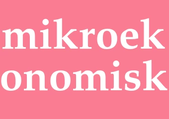 Synonym mikroekonomisk