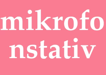 Synonym mikrofonstativ