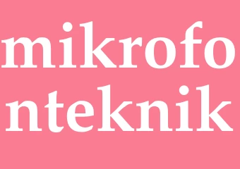 Synonym mikrofonteknik
