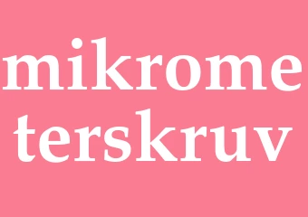 Synonym mikrometerskruv