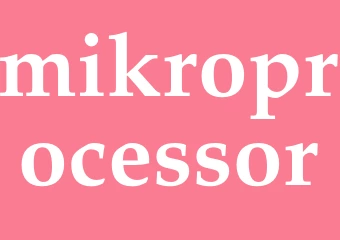 Synonym mikroprocessor