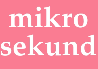 Synonym mikrosekund