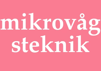 Synonym mikrovågsteknik