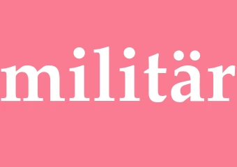 Synonym militär