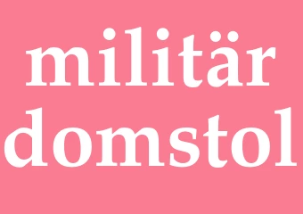 Synonym militärdomstol