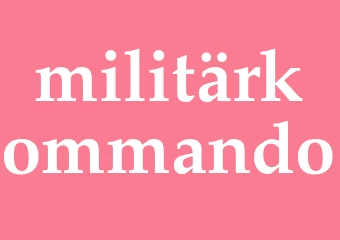 Synonym militärkommando