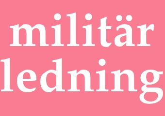 Synonym militärledning
