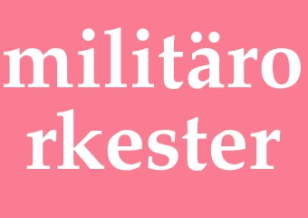 Synonym militärorkester