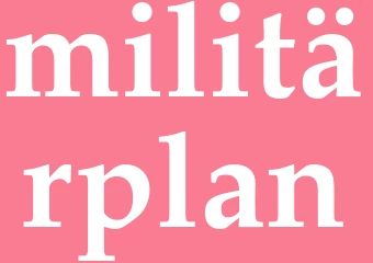 Synonym militärplan