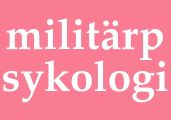 Synonym militärpsykologi