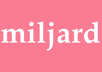 Synonym miljard