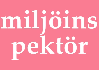 Synonym miljöinspektör
