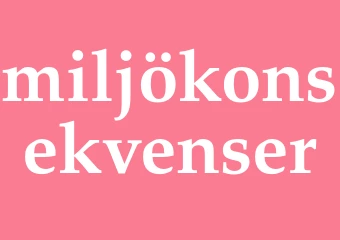 Synonym miljökonsekvenser