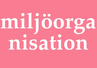 Synonym miljöorganisation