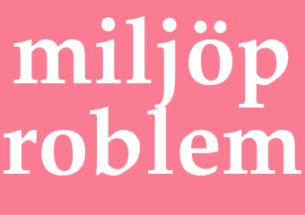 Synonym miljöproblem