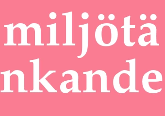 Synonym miljötänkande
