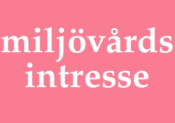 Synonym miljövårdsintresse