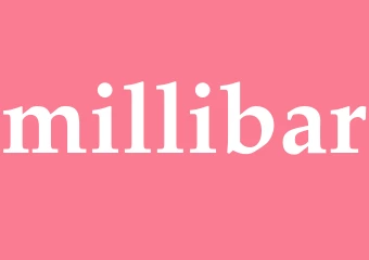 Synonym millibar