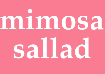Synonym mimosasallad
