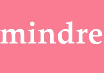 Synonym mindre