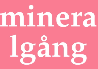 Synonym mineralgång