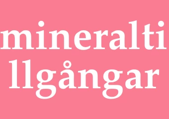 Synonym mineraltillgångar