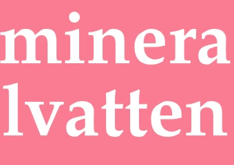 Synonym mineralvatten