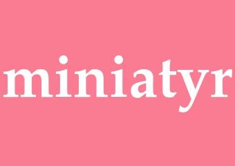 Synonym miniatyr