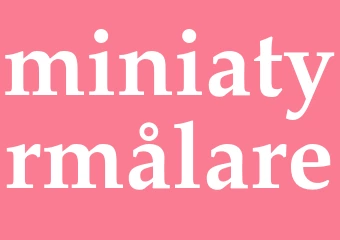 Synonym miniatyrmålare