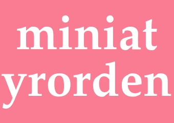 Synonym miniatyrorden