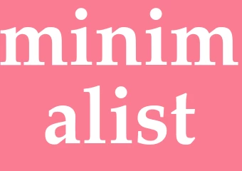 Synonym minimalist