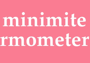 Synonym minimitermometer