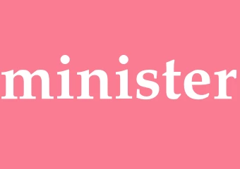 Synonym minister