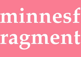 Synonym minnesfragment