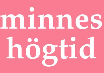Synonym minneshögtid