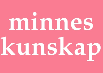 Synonym minneskunskap