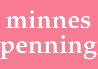 Synonym minnespenning