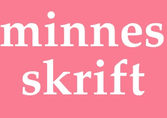 Synonym minnesskrift