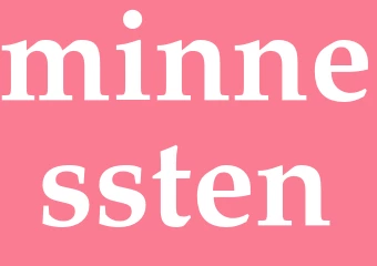 Synonym minnessten