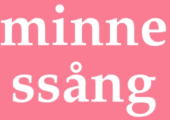 Synonym minnessång