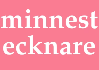 Synonym minnestecknare