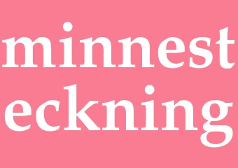 Synonym minnesteckning