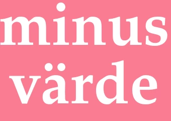 Synonym minusvärde
